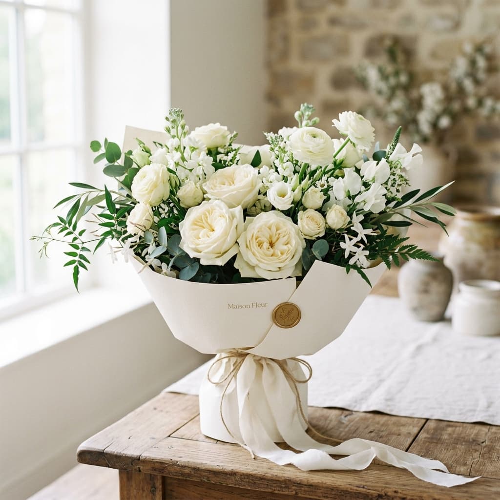Букет «White Elegance» в Челябинске студия КАКТУС